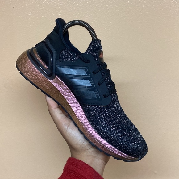 Adidas UltraBoost 20 PrimeBlue Black Signal Pink - Picture 14 of 17